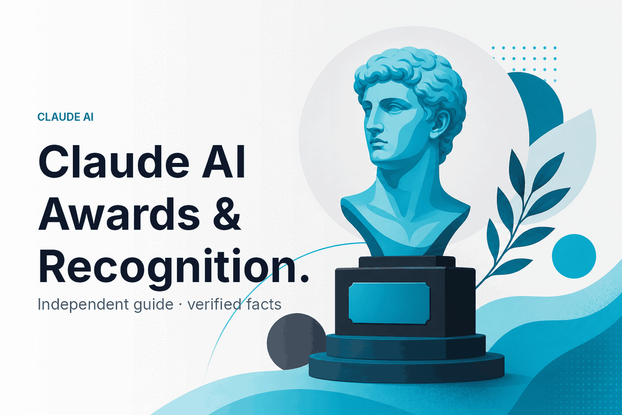 Claude AI Awards & Recognition — hero illustration.