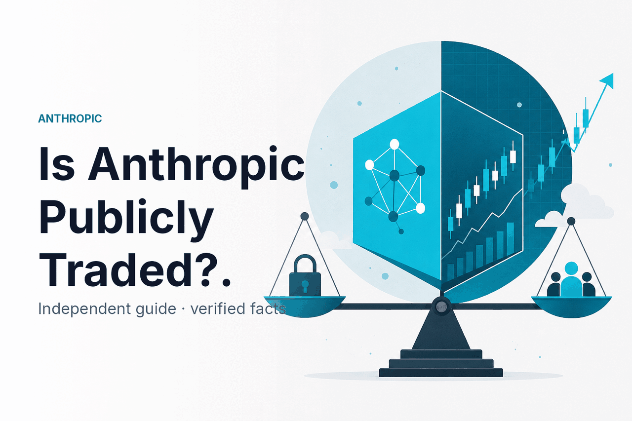 Is Anthropic Publicly Traded? — hero illustration.