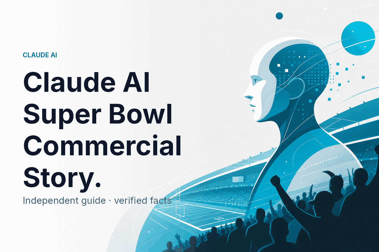 Claude AI Super Bowl Commercial Story — hero illustration.
