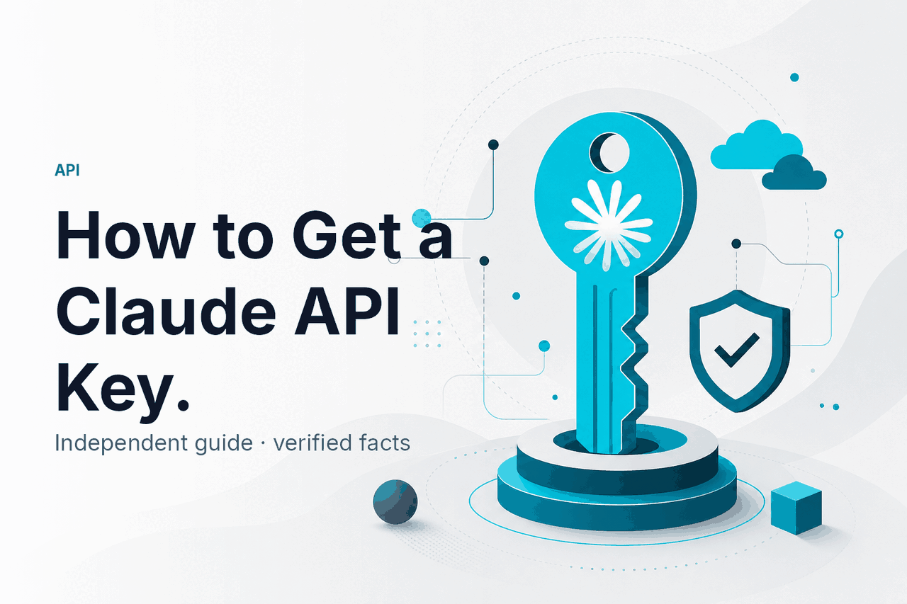 How to Get a Claude API Key — hero illustration.