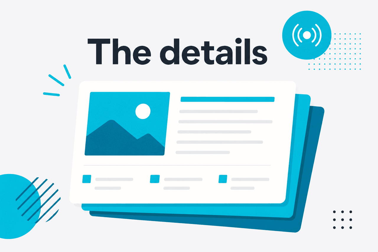 Abstract news-update illustration