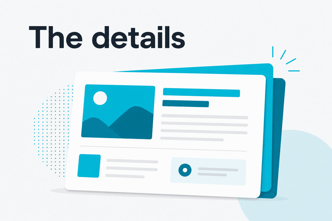 Abstract news-update illustration