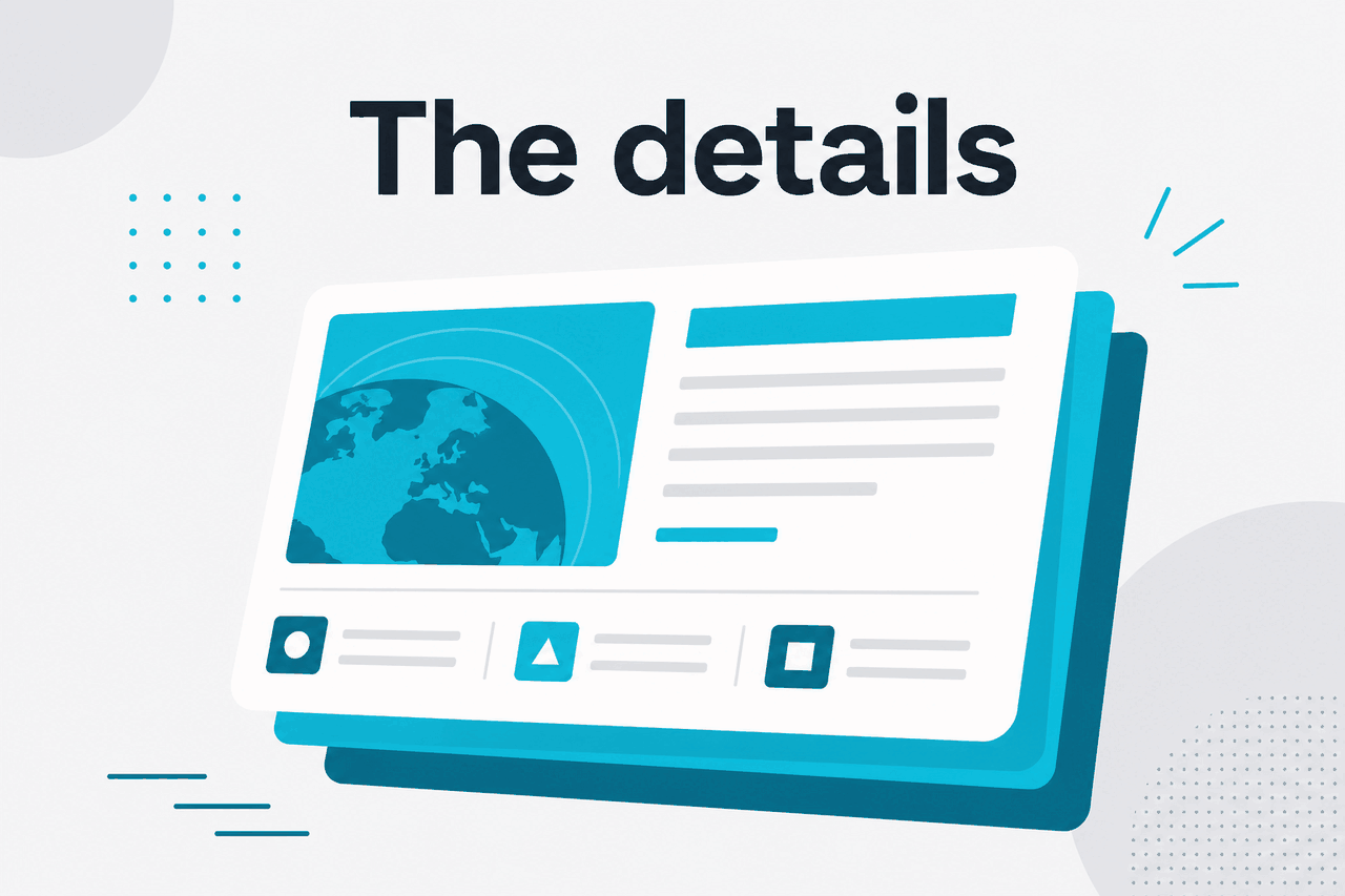 Abstract news-update illustration