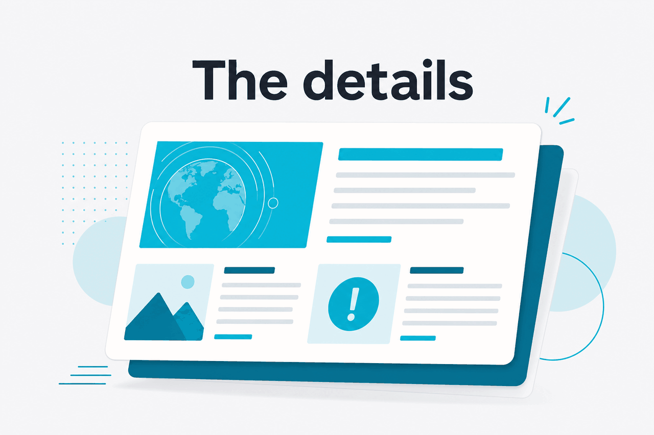 Abstract news-update illustration
