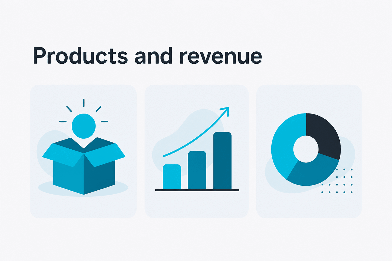 Abstract Anthropic product family illustration