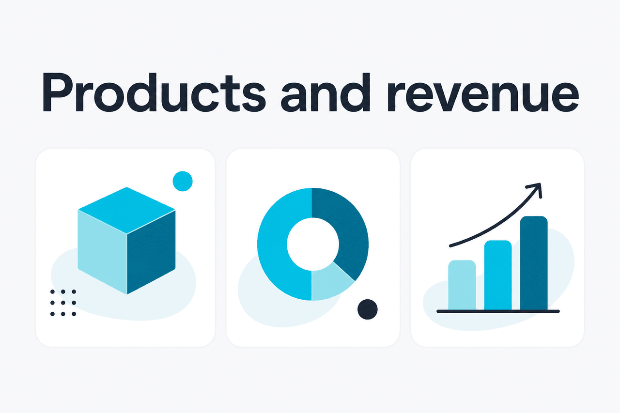 Abstract Anthropic product family illustration