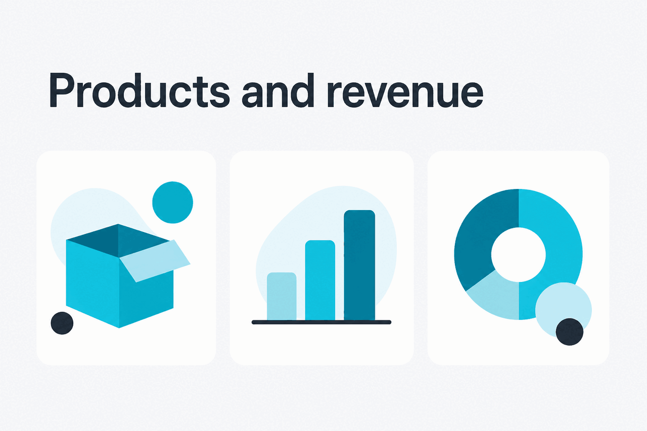 Abstract Anthropic product family illustration