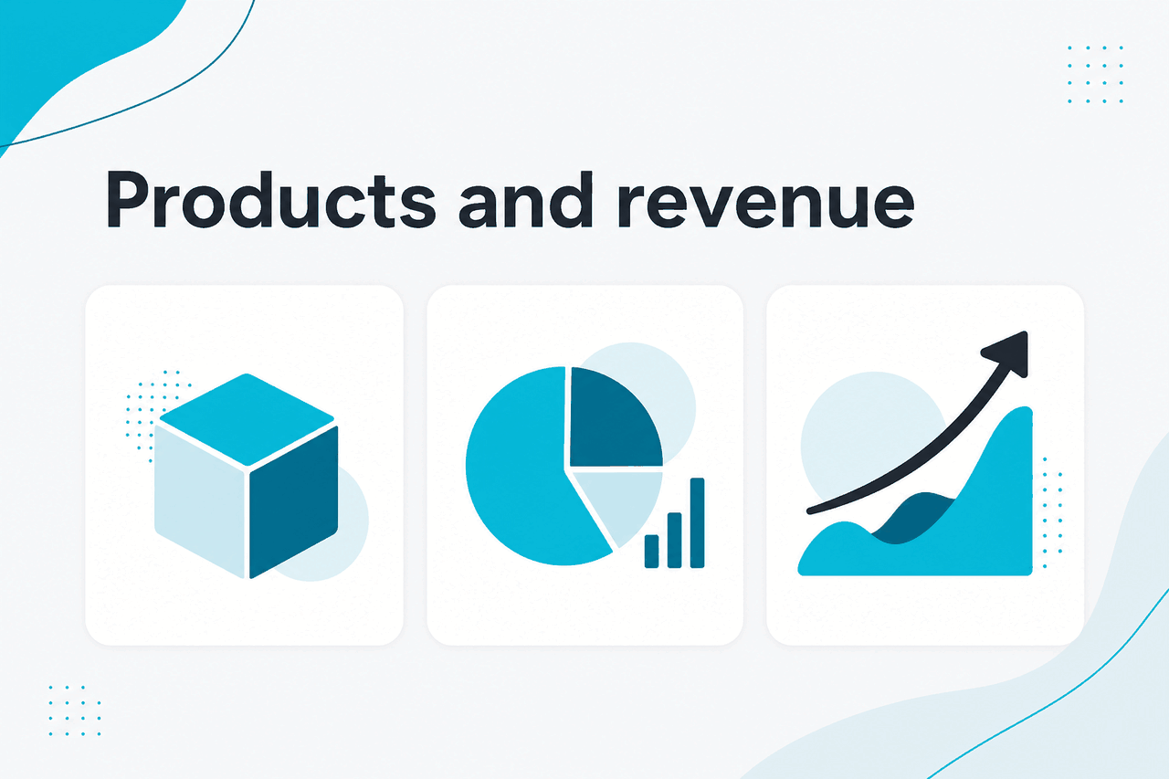 Abstract Anthropic product family illustration