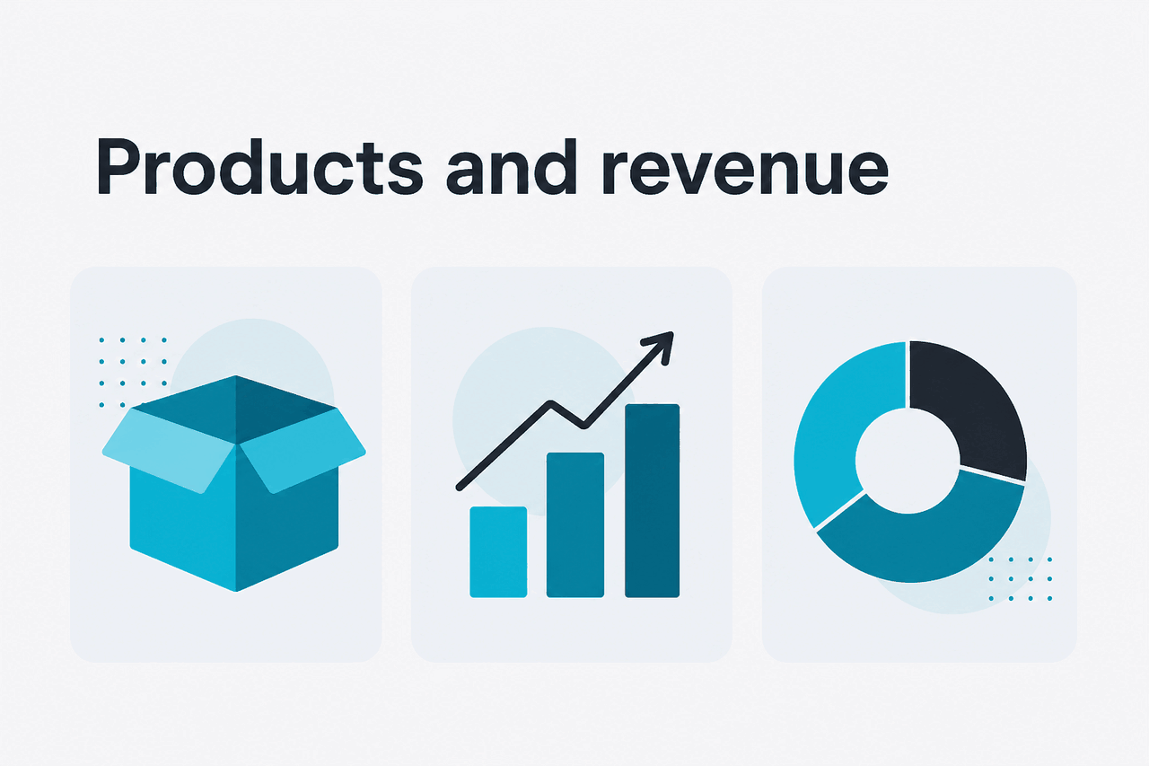 Abstract Anthropic product family illustration