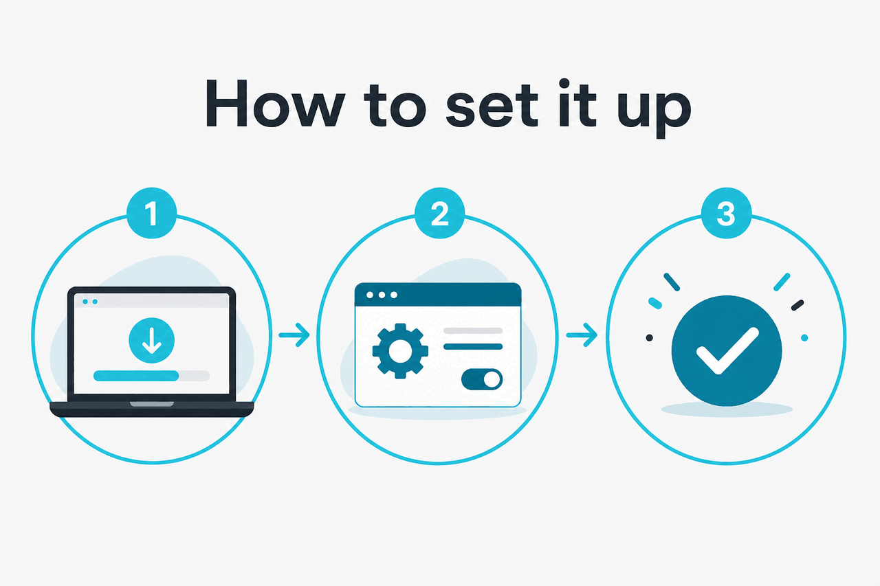 Illustration of a recurring reporting workflow driven by an agent.