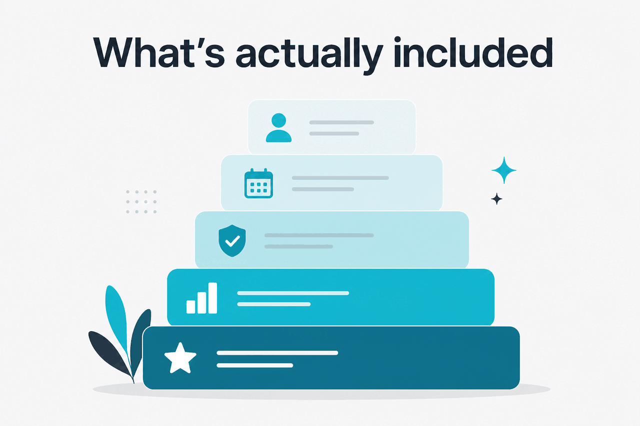 Abstract subscription-tier illustration