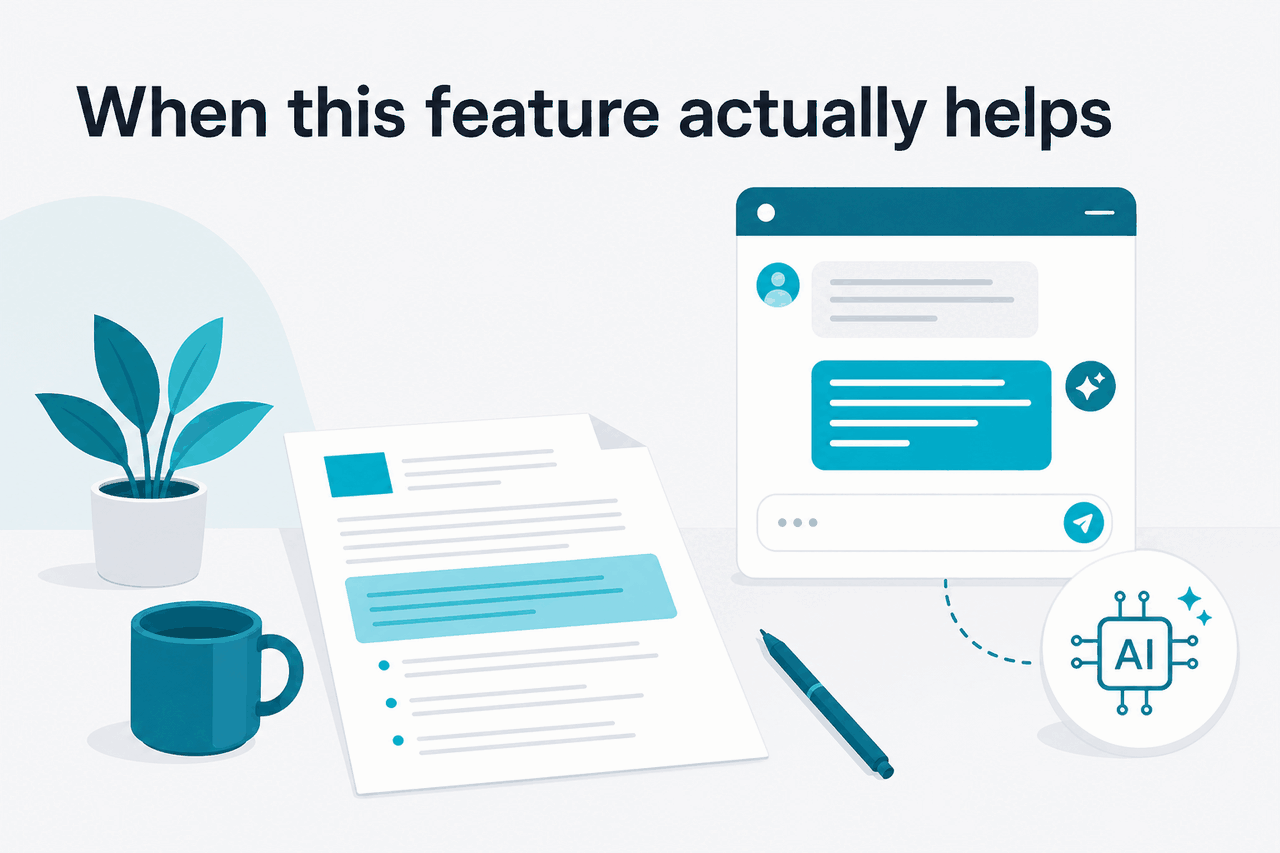 Use-case scene for claude usage