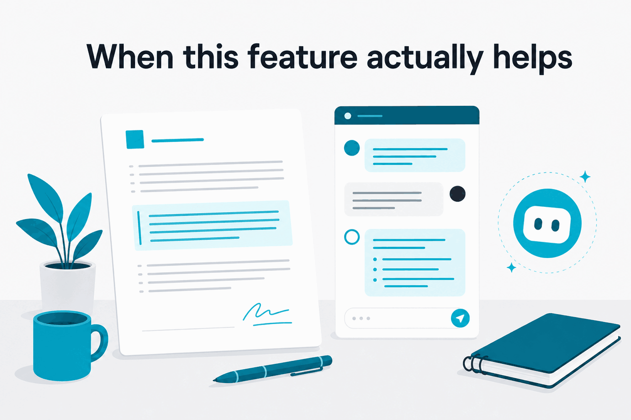 Use-case scene for claude projects tutorial