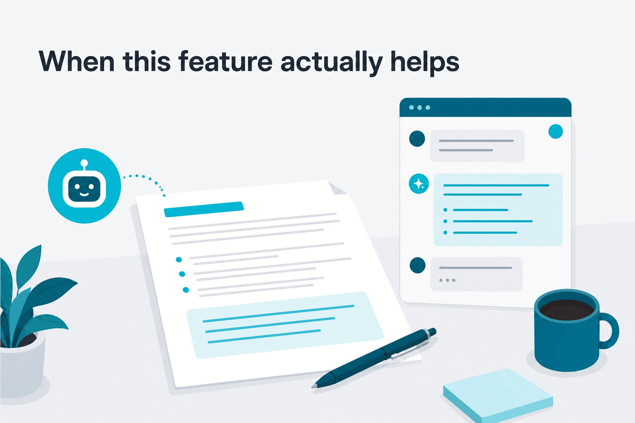 Use-case scene for claude custom instructions