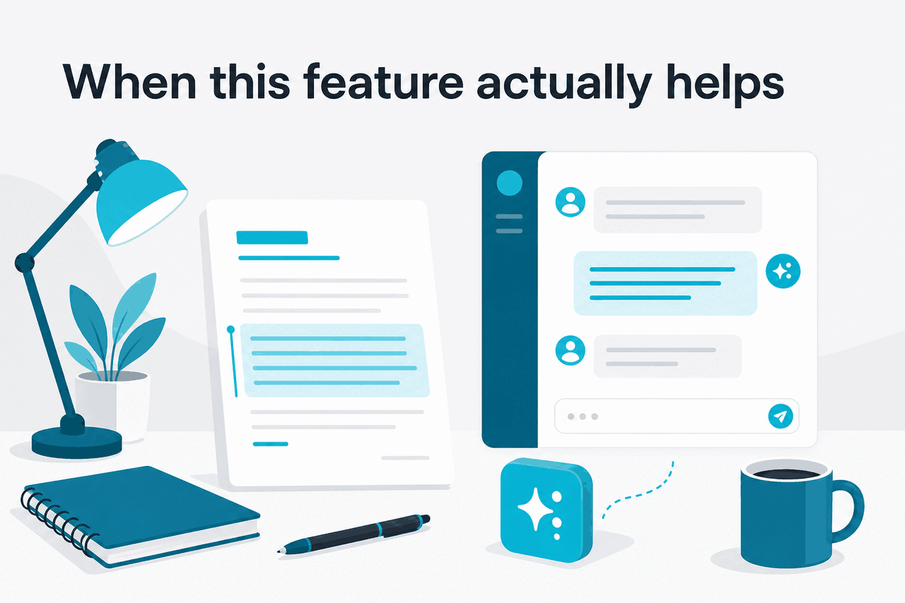 Use-case scene for claude web search