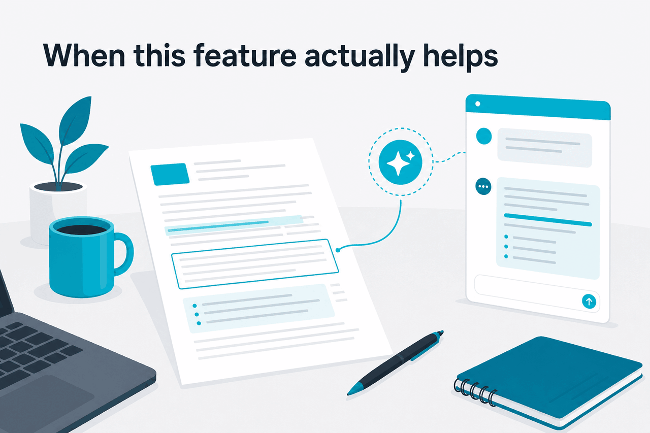 Use-case scene for claude shared chats